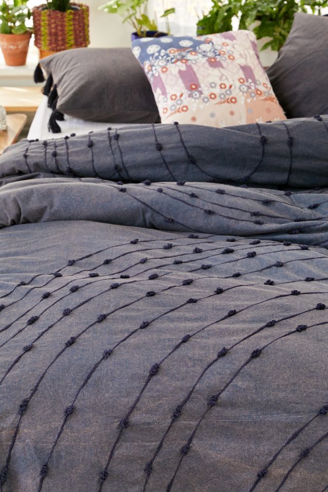 Cassie Looped Tassel Duvet Cover #4