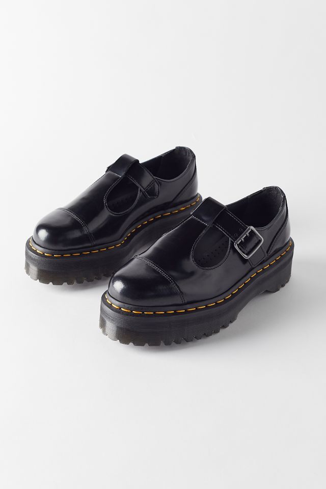 Dr. Martens Bethan Polished Smooth Leather Platform Mary