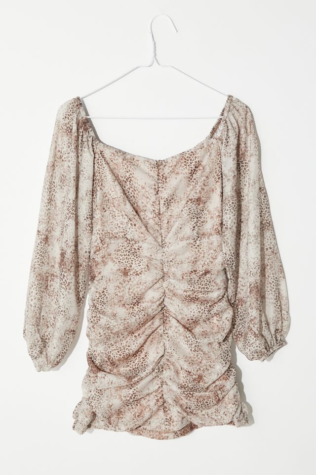 Lioness Vittoria Tie-Dye Twist-Front Mini Dress #2