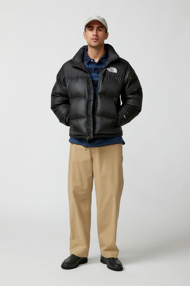 90s-00'S The North Face Men's Padded Puffer Jacket, Size XL Nylon navy blue type Vintage Second Hand