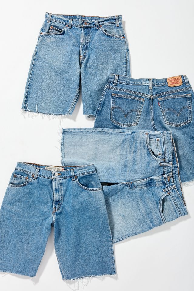Urban Renewal Recycled Extra-Long Denim Bermuda Short  #1