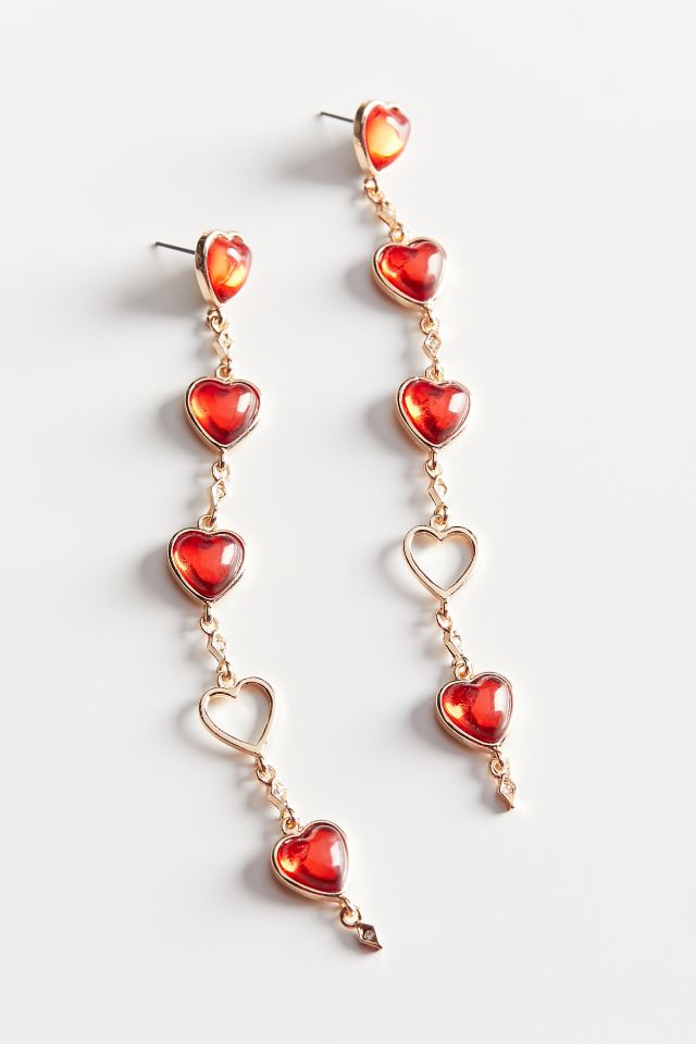 Bella Heart Drop Earring #1