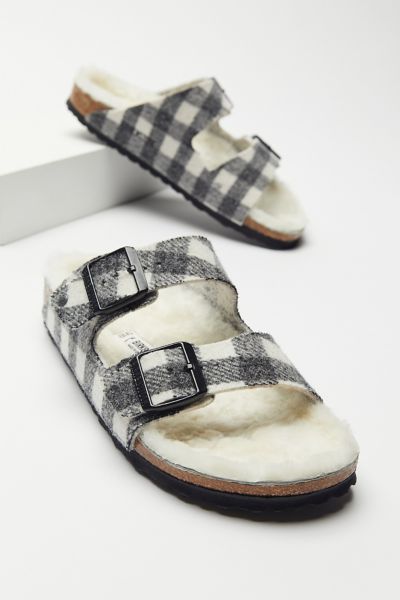 Birkenstock arizona 2024 shearling plaid