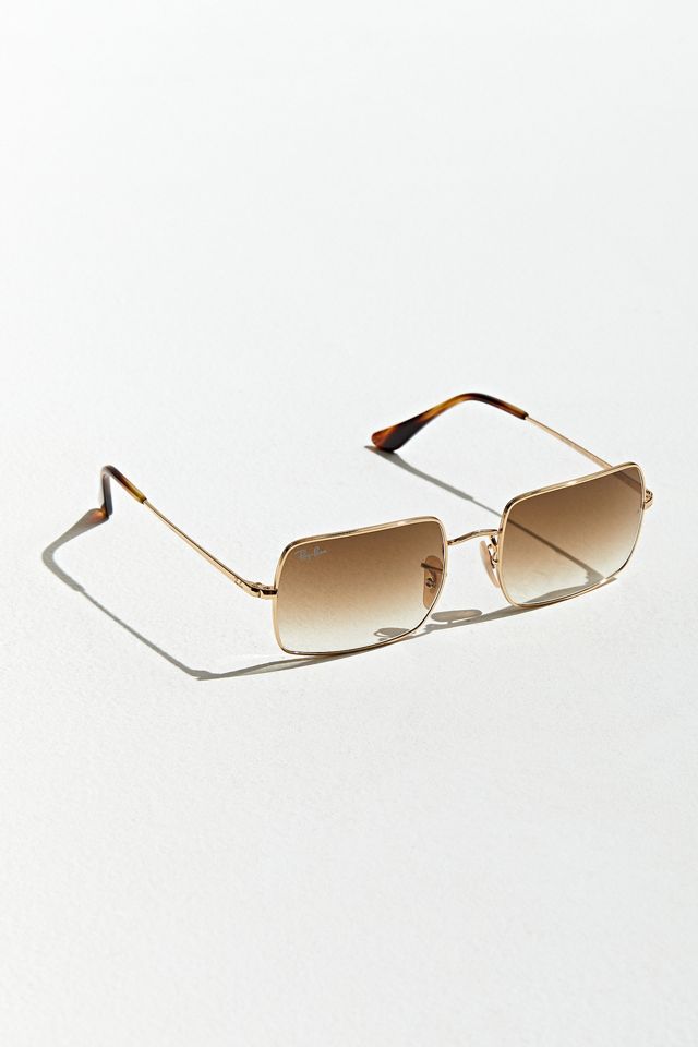 Ray-Ban I-Shape Metal Rectangle Sunglasses | Urban Outfitters