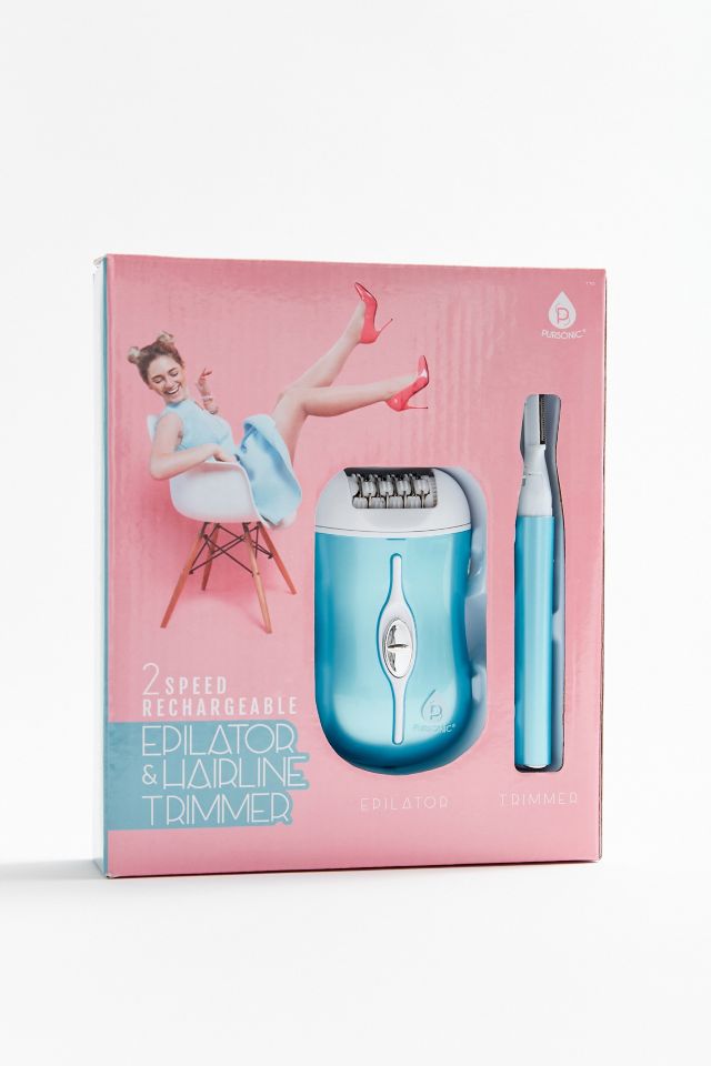 Pursonic 2-Speed Rechargeable Epilator + Hairline Trimmer #1