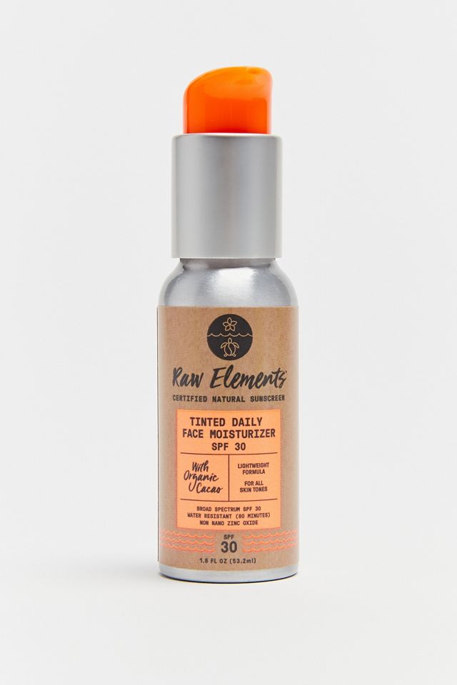 Raw Elements Tinted SPF 30 Face Moisturizer Urban Outfitters
