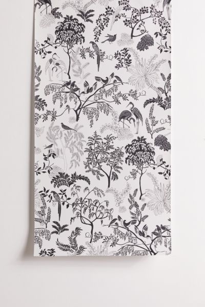 Birds In Trees Toile Removable Wallpaper