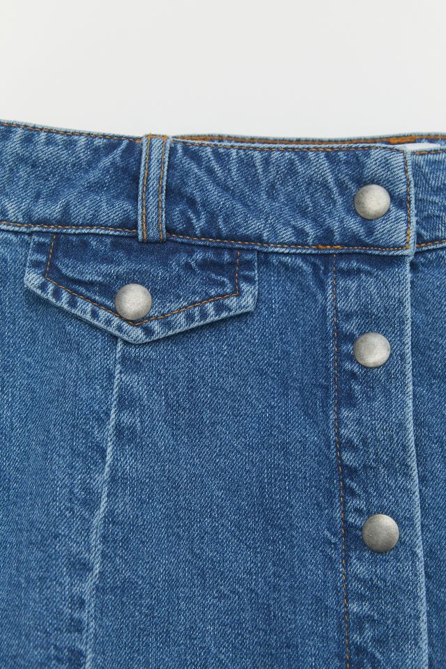 BDG Sadie Denim Button-Front Mini Skirt #2