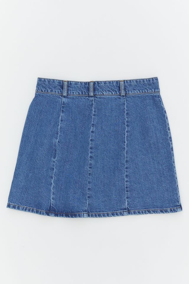 BDG Sadie Denim Button-Front Mini Skirt #3