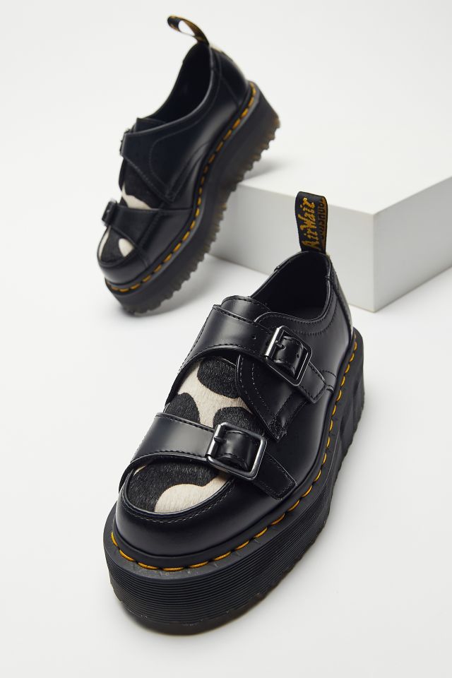 Dr. Martens Sidney Hair On Monk Strap Platform Creeper