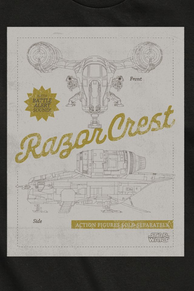 Star Wars The Mandalorian Razor Crest Tee #1