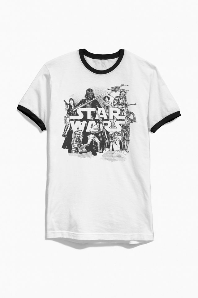 Wharf Collage Ringer Tee