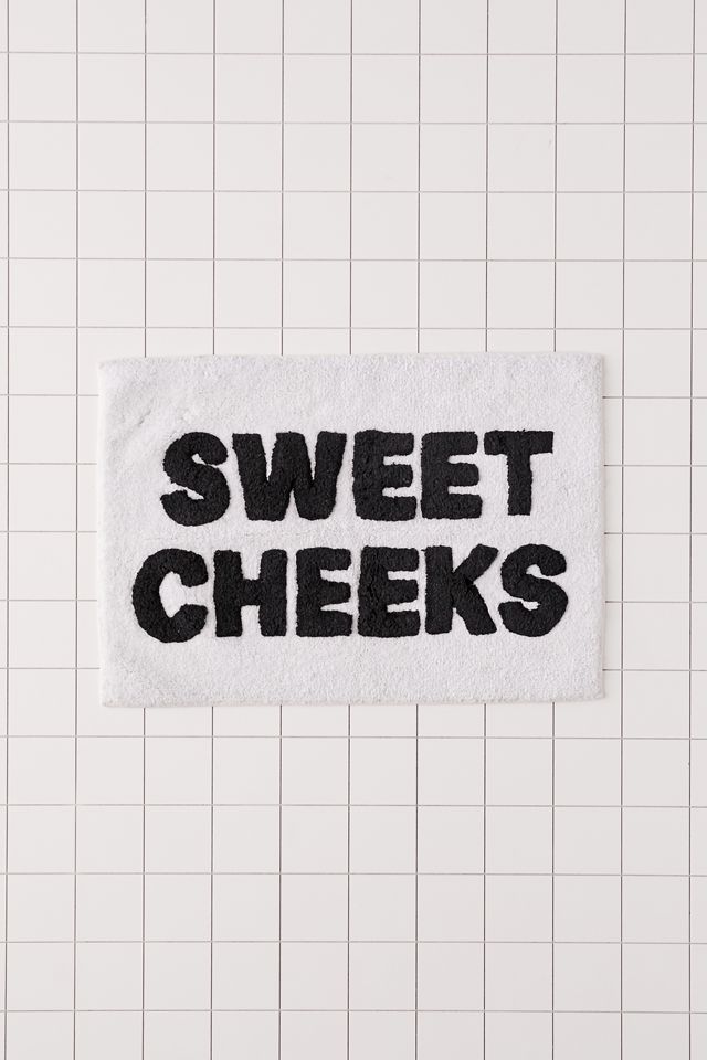 Sweet Cheeks Textured Bath Mat Urban Outfitters
