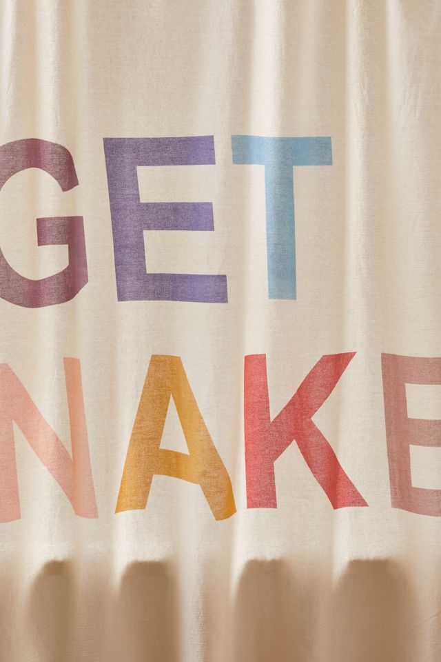 Get Naked Rainbow Shower Curtain #2