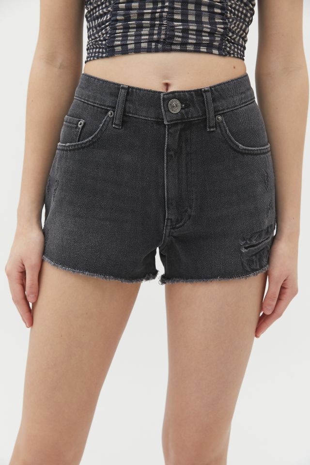 BDG Essential Mid-Rise Cutoff Short – Black Denim #2