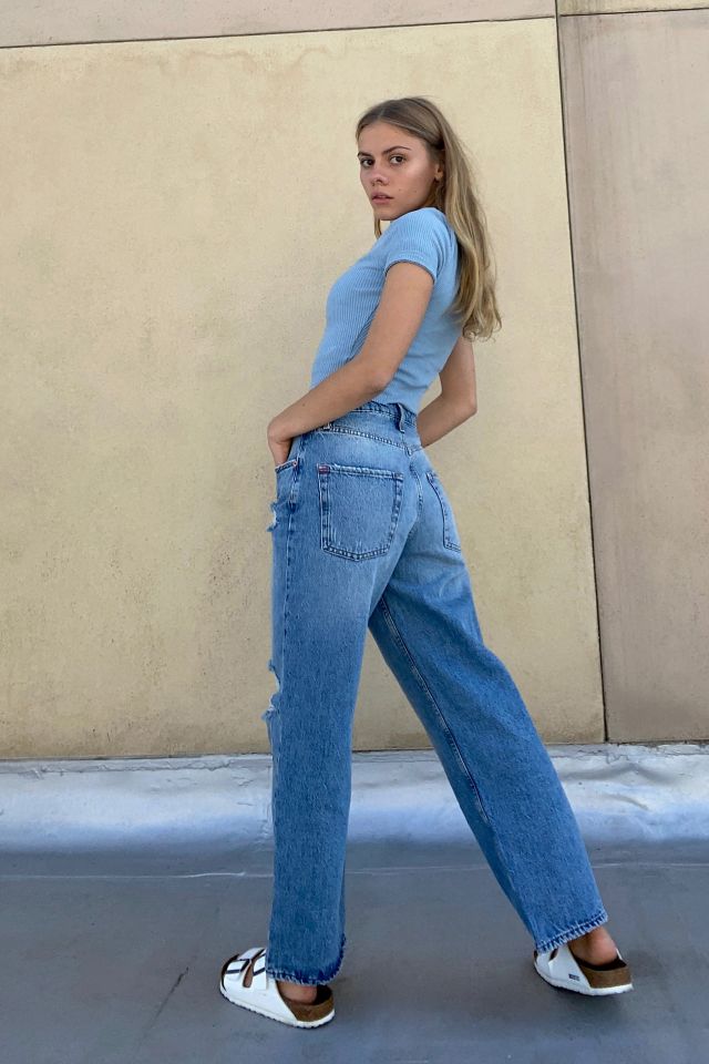 BDG Urban Outfitters High Rise Straight Leg Mom Jeans