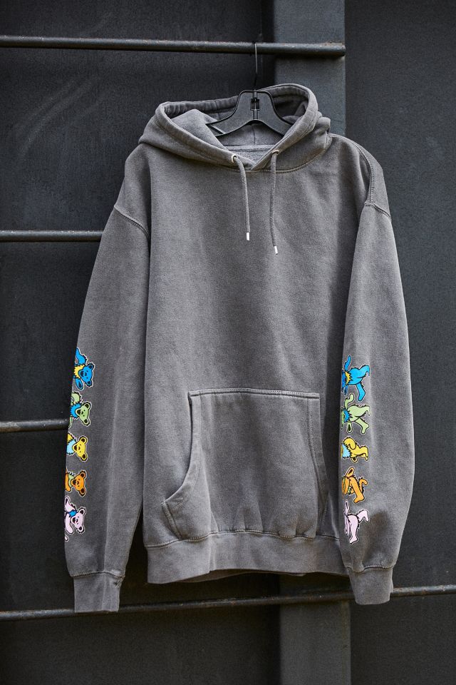 Grateful Dead Dancing Bear Hoodie Sweatshirt