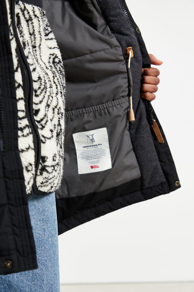 Blouson parka matelassé en laine Singi Fjallraven #5