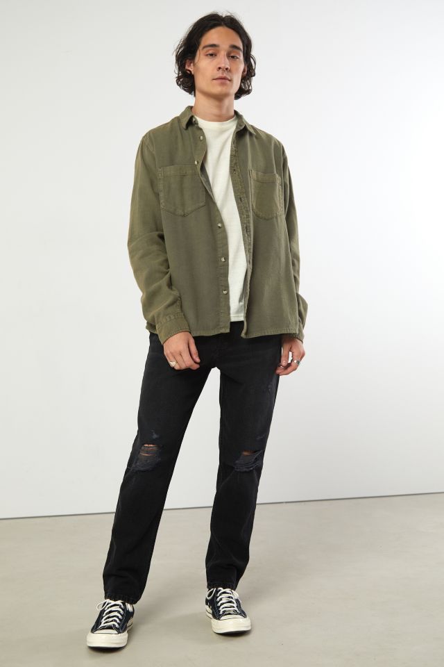 BDG Dad Jean – Destructed Washed Black #1