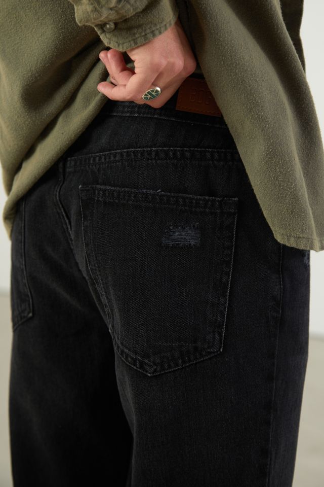 BDG Dad Jean – Destructed Washed Black #5