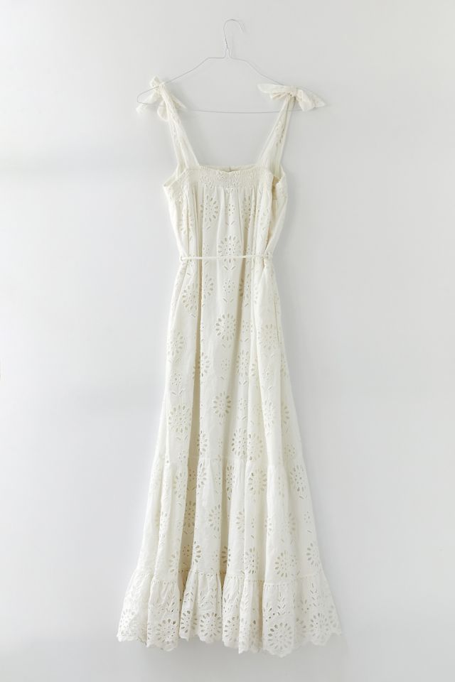 Urban outfitters white eyelet cheap dress