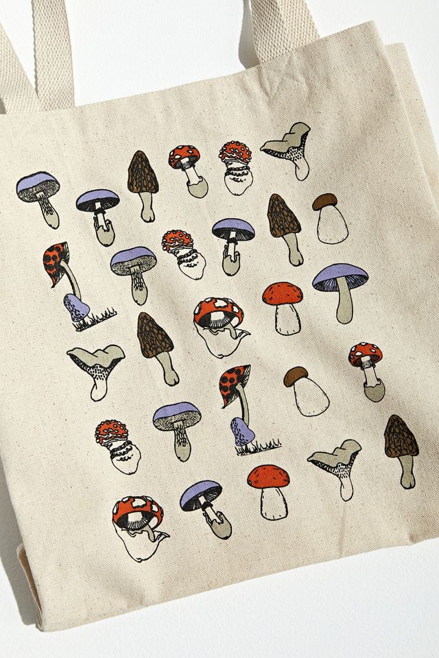 Mushrooms Graphic Tote Bag  #5
