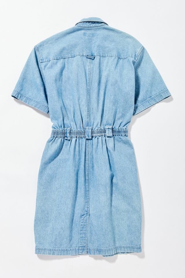 Urban Renewal Vintage X Liza Denim Hand-Painted Lunar Denim Dress  #2