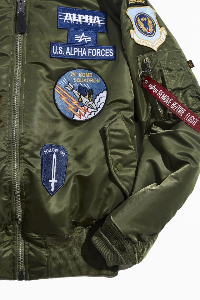 Alpha Industries MA-1 Patch Flight Jacket #2