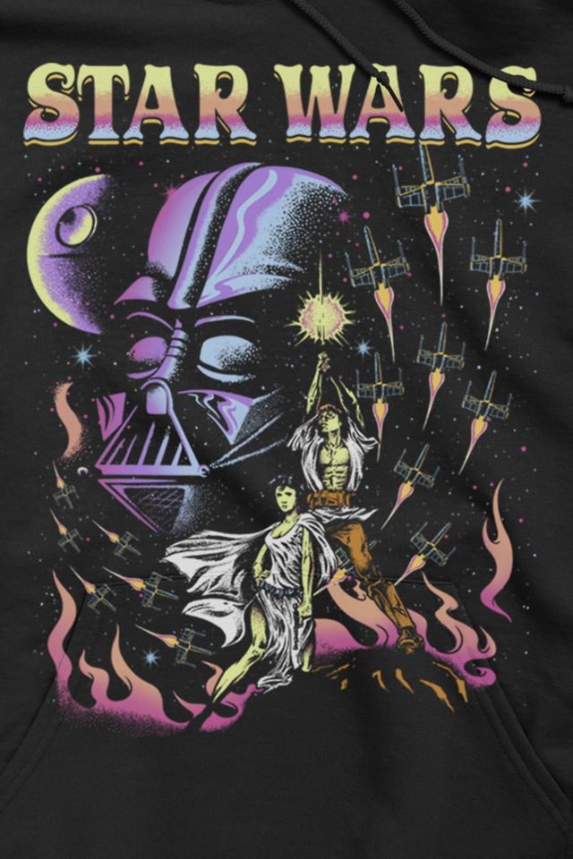 Star Wars Retro Darth Vader Hoodie Sweatshirt #1