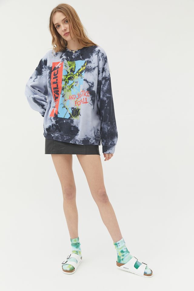 Metallica Tie-Dye Crew Neck Sweatshirt #2