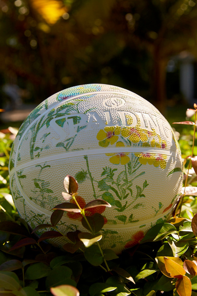 Spalding UO Exclusive Floral Basketball | Urban Outfitters