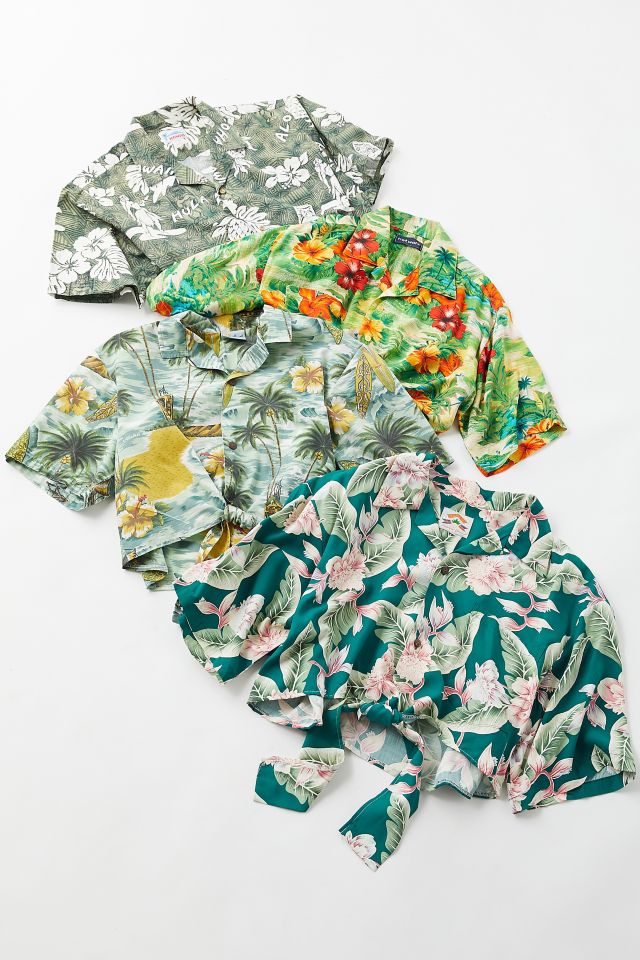 Urban Renewal Recycled Tropical Tie-Front Shirt #1