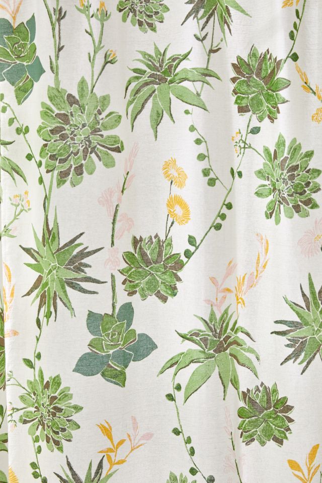 Succulent Shower Curtain #2