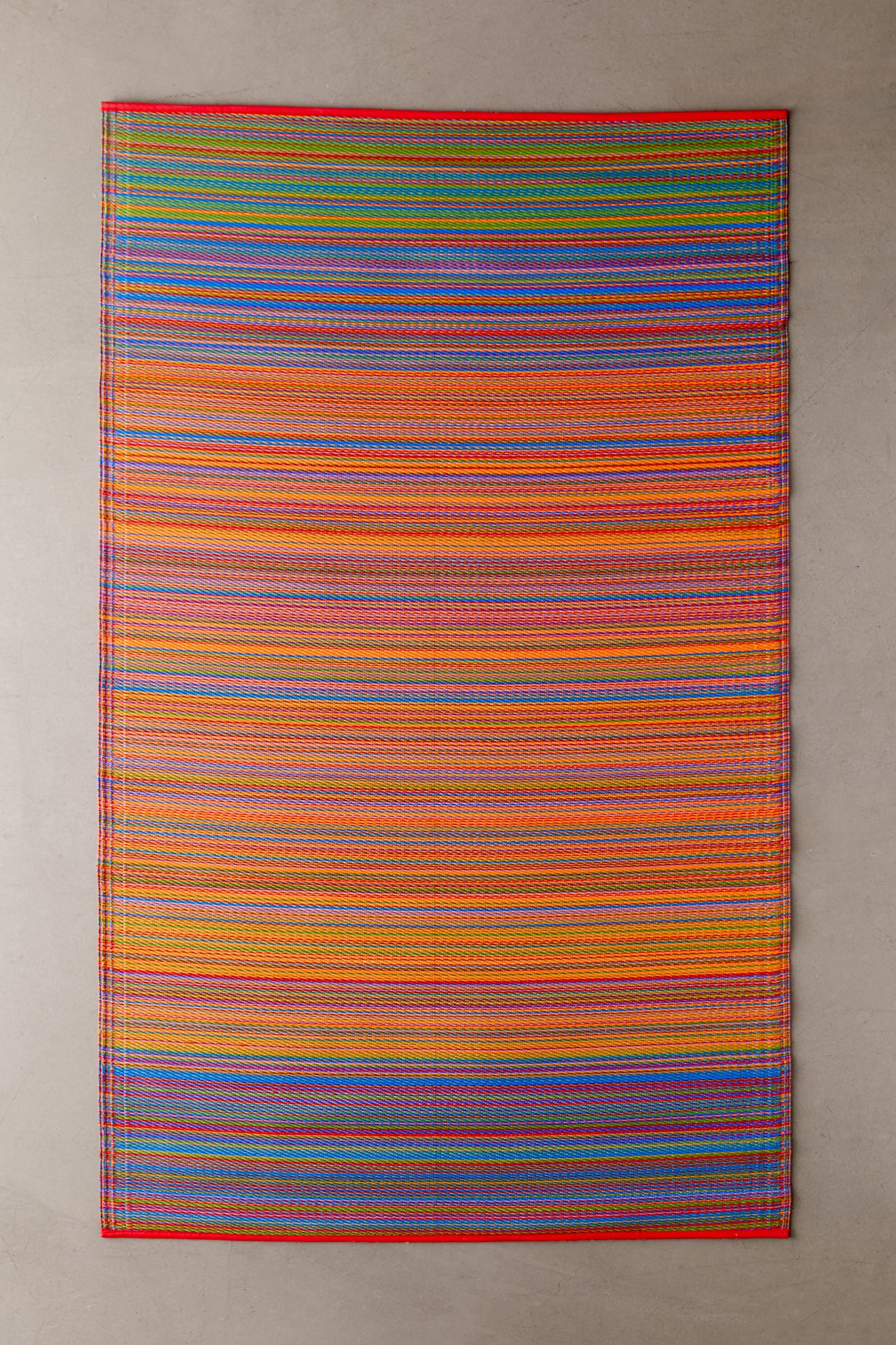 Cozumel Indoor/Outdoor Rug - Orange Assorted, 8X10