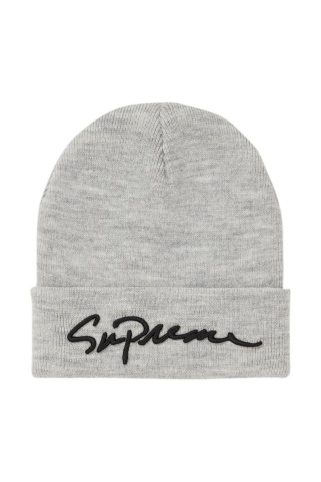 Supreme shop cursive beanie