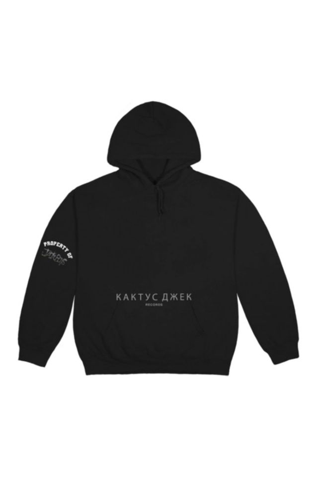 Travis Scott Jack Boys Jack Multi Logo Hoodie Black