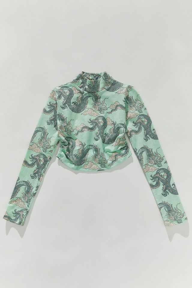 Motel Quelia Dragon Open-Back Top #2