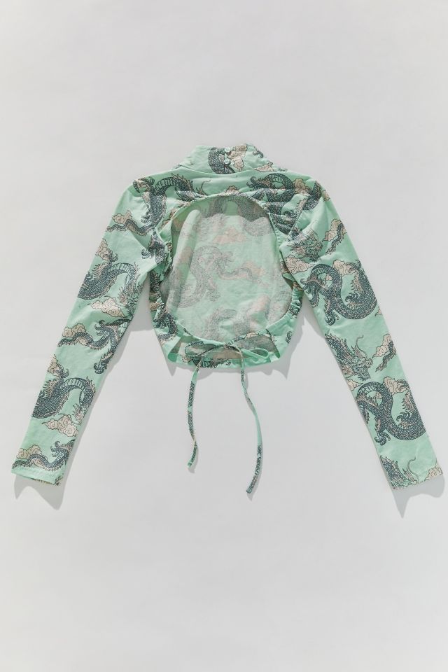 Motel Quelia Dragon Open-Back Top #4