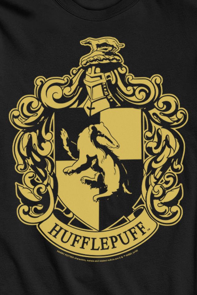 Harry Potter Hufflepuff Crest Long Sleeve Tee #1