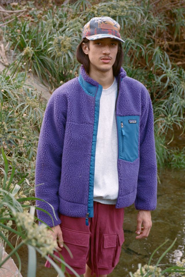 Retro fleece hot sale jacket