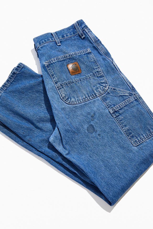 パンツ Carhartt Splatter Denim Work Pants Vintage Carhartt Paint Splatter Jean | Urban Outfitters