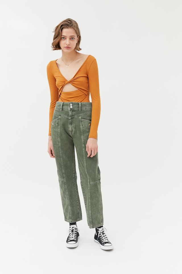 Out From Under Twist-Front Long Sleeve Bodysuit #3
