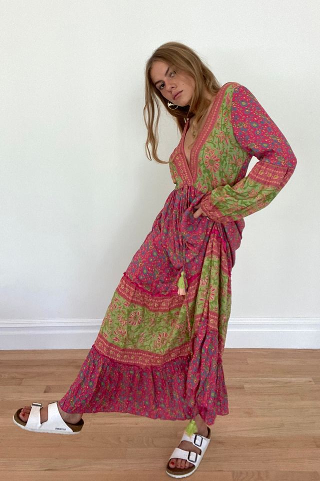 raga maxi dress Raga red/blue cotton Jasleen maxi dress, size L, NEW WITH TAGS!
