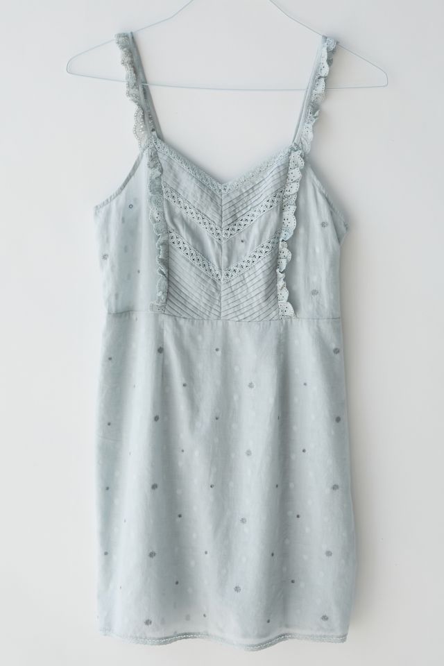 UO Tara Embroidered Mini Dress #1
