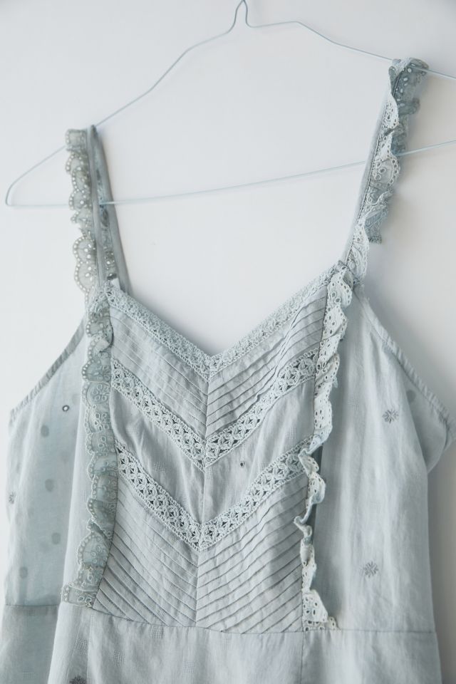 UO Tara Embroidered Mini Dress #2