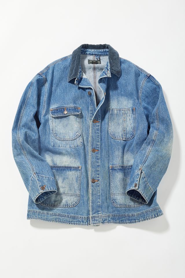 Urban Outfitters Vintage Polo Ralph Lauren Denim Jacket in Blue