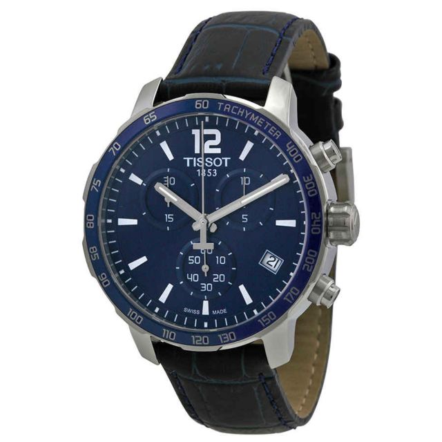 Tissot Quickster Chronograph Blue Dial Men s Watch T0954171604700 Urban Outfitters