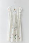 Kimchi Blue Leila Embroidered Midi Dress | Urban Outfitters Canada