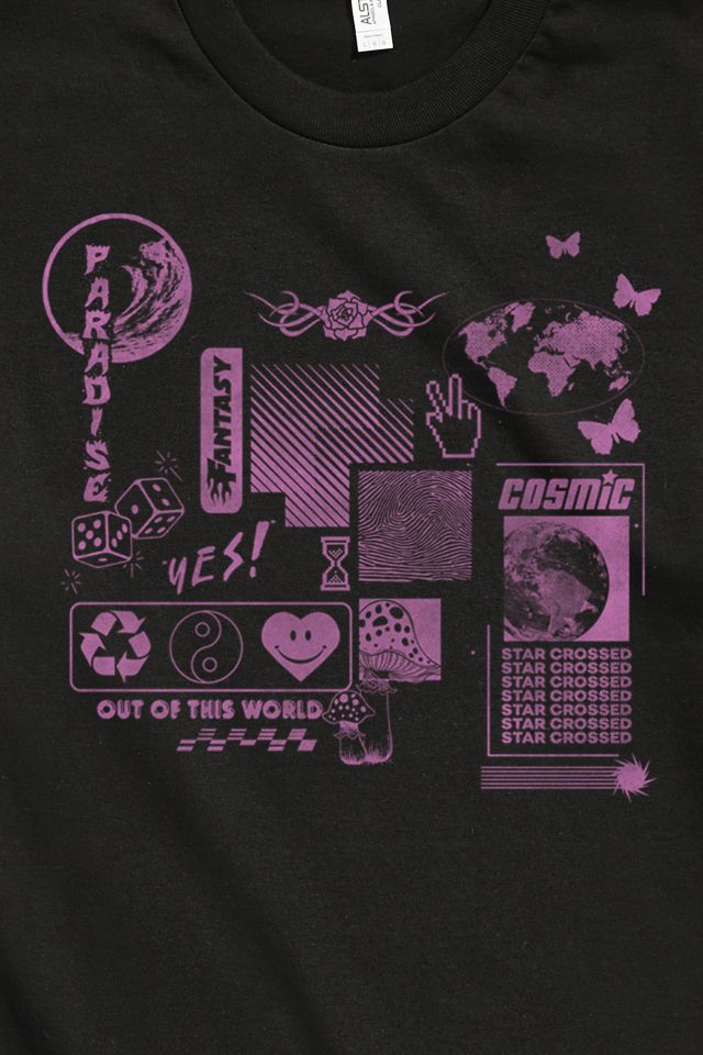 Cosmic Clip Art Collage Tee #1