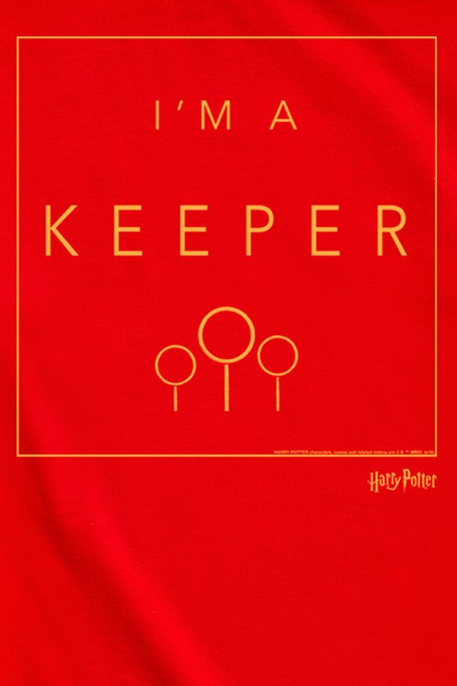 Harry Potter Quidditch I'm A Keeper Tee #1